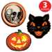 Plastic Vintage Halloween Cutouts - 01252