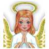 Vintage Christmas Angel Ctrpc Set