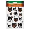 Vintage Halloween Black Cat Stickers