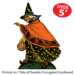 Vintage Halloween Witch Stand-Up - 00577