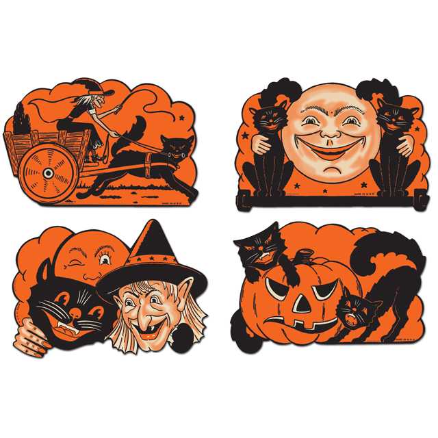 Cat Cutouts (4/pkg)