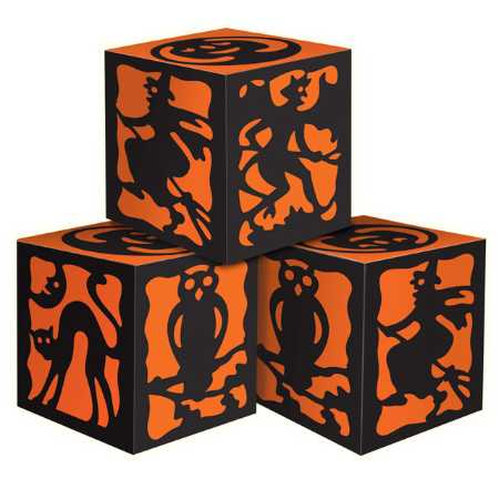 Halloween Silhouette Favor Boxes (3/pkg)