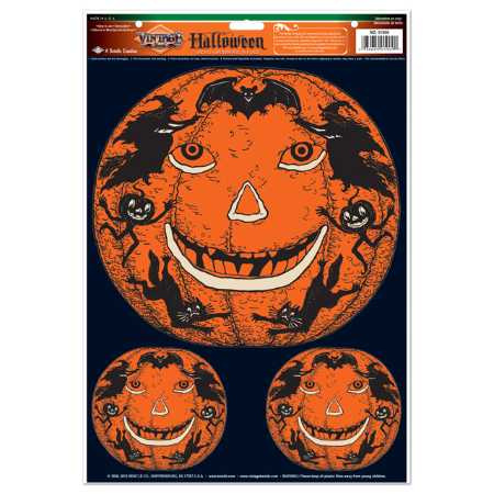 Jack-O'-Lantern Peel 'N Place