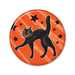 Vintage Halloween Scratch Cat Button - BT164
