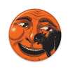 Vintage Halloween Cat & Moon Button